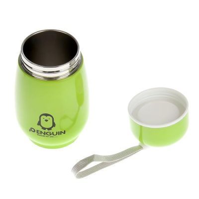 Термос "Маленький пингвин", 150 мл, 7.5х15 см, микс