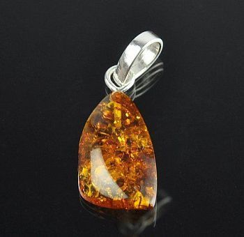 Кулон Янтарь "Золотой дождь" арт.ЯК-531