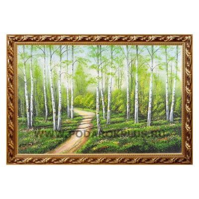 Картина "Березовая роща" багет №107 (40х60 см)