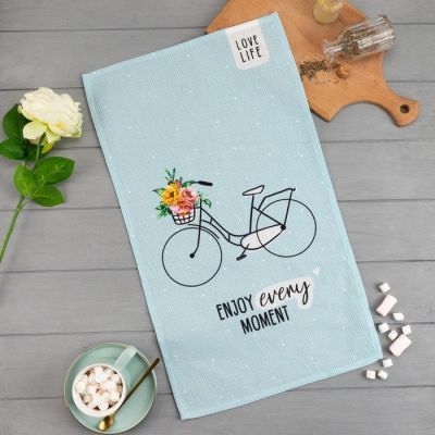 Полотенце кух."Доляна" love life 35х60 см, 100% хл, 160г/м2