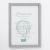 Фоторамка пластик L-3 21х30 см, серебр. мет., с небьющимся стеклом