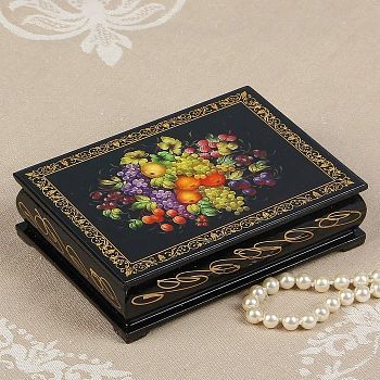 Шкатулка «Натюрморт», 10×14 см, лаковая миниатюра