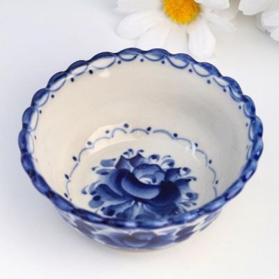 Розетка «Ежевика», гжель