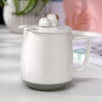 Кружка "У меня лапки", с крышкой и ложкой, 350 мл