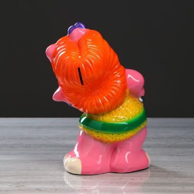 Копилка "Бегемотиха - певица" глянец, 28 см