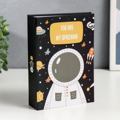 Фотоальбом на 100 фото 10х15 см "Мой космонавт" 17х13х5 см
