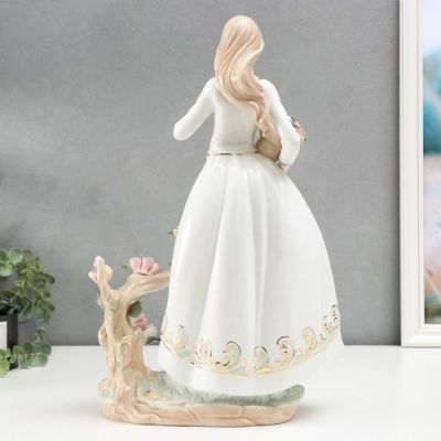 Сувенир керамика под фарфор "Весенние цветы" 45х28,5х14 см