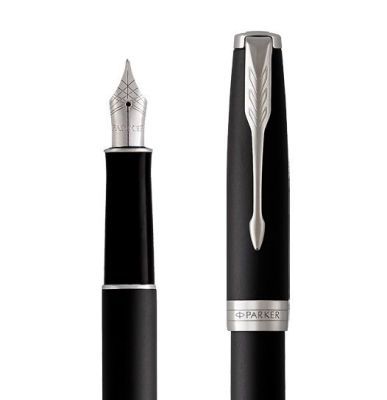 F 529 перьевая ручка Parker 2016 Sonnet Matte Black CT (арт-1931521)