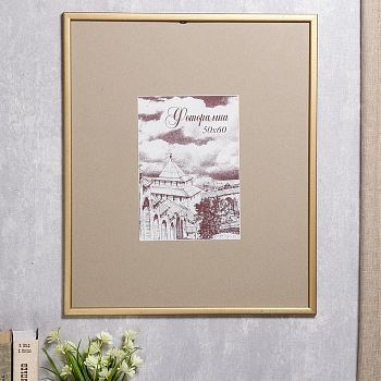 Фоторамка сосна с19 50х60 см (золото)