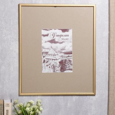 Фоторамка сосна с19 50х60 см (золото)