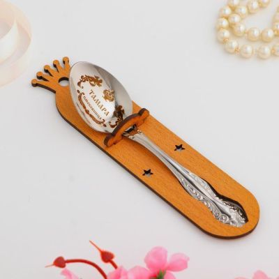 Ложка именная, чайная, с гравировкой "Тамара", h=14