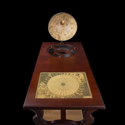 Журнальный столик с глобус-баром, d 40 см