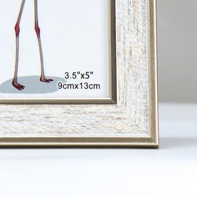 Фоторамка пластик 9х13 см "Рисовые хлопья" 16х12х2 см