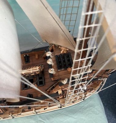 Модель корабля ручной работы №21
