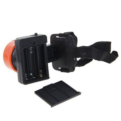 Фонарь налобный "Компакт", 6.5 х 7.5 см, 2 режима, 3 АА, микс