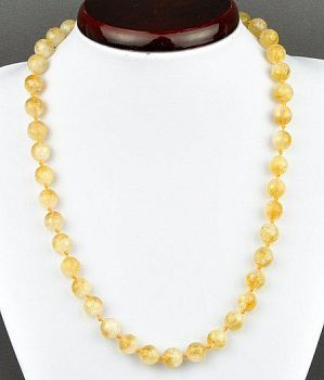 Бусы Цитрин "Априори №9" арт.НЦТ-2.1(9)-52-1