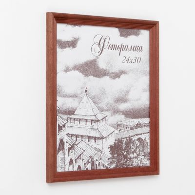 Фоторамка 24х30 см сосна с20 красный см