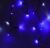 Гирлянда уличная "Бахрома" (Ш:2 м, В:0,6 м, нить темная, сине-белый)