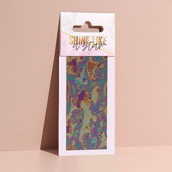 Переводная фольга для декора «Shine like a star», 4 × 100 см, разноцветная