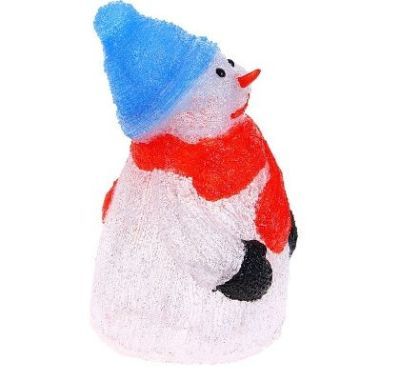 Фигура акрил. "Снеговик" (21х21х29 см.)