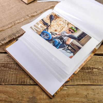 Фотоальбом на 100 фото 13х18 см "Мужское хобби" в коробке МИКС 21х19х5,5 см