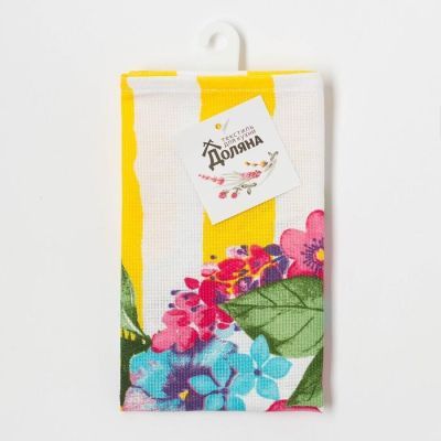 Полотенце кухонное «Цветочный ананас» 35х60 см