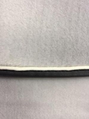 Накидка МЕХ JM-001-2 искусственный, "ЛИПУЧКА" светло-серый (2 шт.)