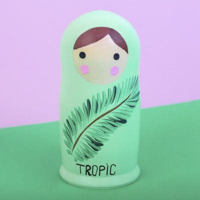 Матрёшка 5-ти кукольная «Тропики», 16 см