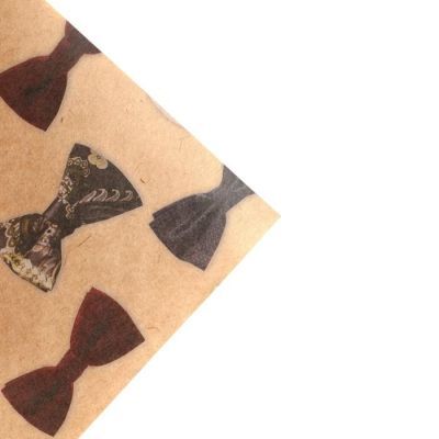 Бумага упаковочная крафтовая «Мужские бабочки», 50 × 70 см
