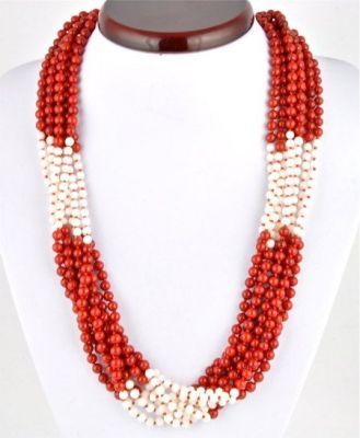 Бусы Коралл "Царевна" арт.П2158