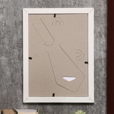 Фоторамка 15х21 см МДФ, №6 Белый, шир.17 мм, толщ.10мм