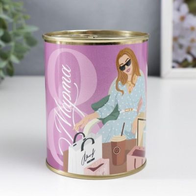 Сумка в банке "Детка побеждай, С 8 марта"