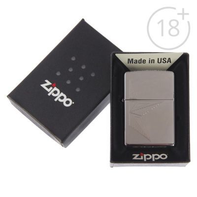 Зажигалка ZIPPO 250 HALF STAR Classic с покрытием High Polish Chrome