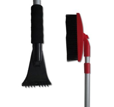 Щетка для снега со скребком № 010