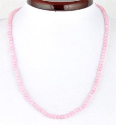 Бусы Кварц Розовый  "Классика №4" арт.НКР-1(4)-48-2