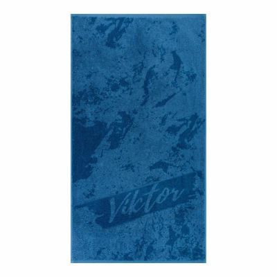 Полотенце именное махровое Этель "Виктор" 50х90см, 100% хлопок, 420гр/м2