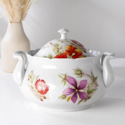 Сервиз столовый «Аппетитный. Альпийские цветы», 29 предметов