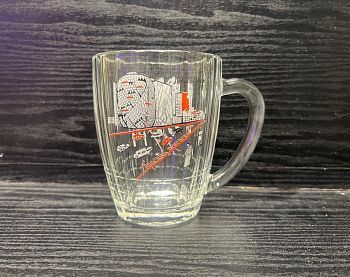 Пивная кружка "Новосибирск. Красный проспект" (стеклянная, 500 мл)