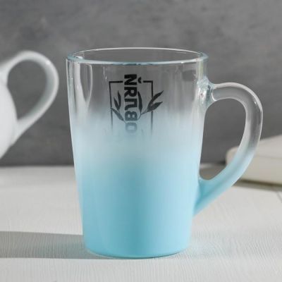 Кружка с градиентом и рисунком "Вдохновляй", 300 мл