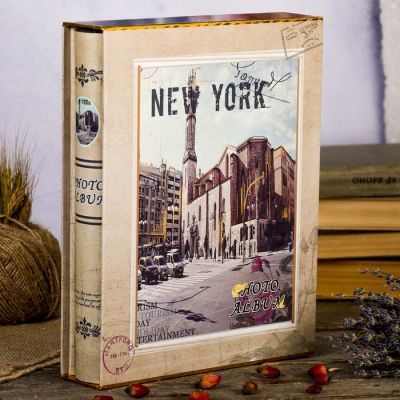 Фотоальбом на 100 фото 13х18 см "Транспорт" в коробке МИКС 29,8х23х5,5 см