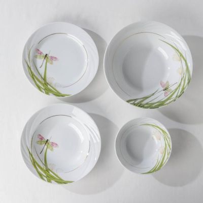 Сервиз столовый «Стрекоза», 37 предметов, 2 вида тарелок