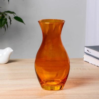 Ваза "Весна" 18/1 большая 18х9 см, 0,65л коричневый