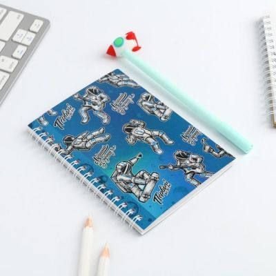 Ежедневник голография и ручка "Первый во всем", 40 листов