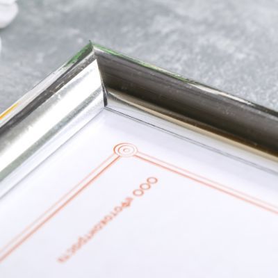 Фоторамка пластик 10х15 см 112 серебро