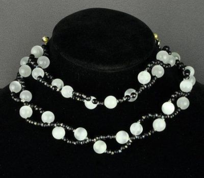 Авторские бусы Кошачий глаз "Манящий соблазн" арт.КАП-868