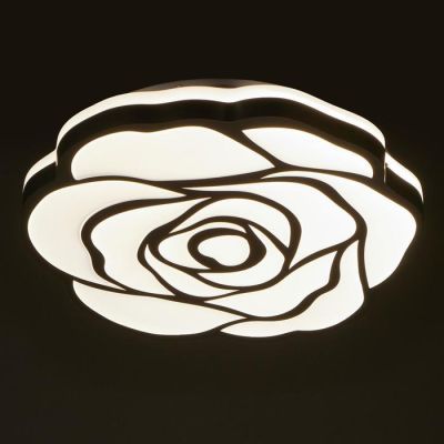 Светильник с ПДУ 670515N LED 48Вт 3 режима 3000-6000К диммер серебро 38х38х6 см