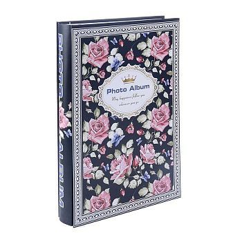 Фотоальбом на 180 фото 10х15 см "Россыпь цветов" в коробке МИКС 33,5х23х5,5 см