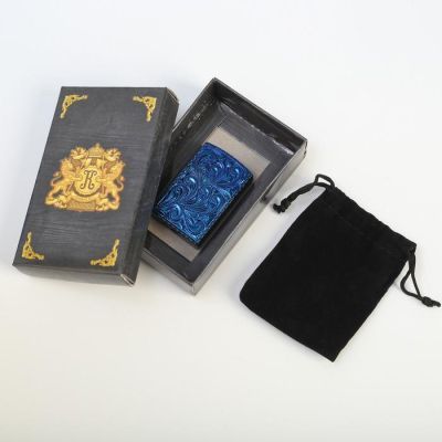 Зажигалка "Узоры" в подарочной коробке, газ, микс,  5.5х3.4х1.2 см