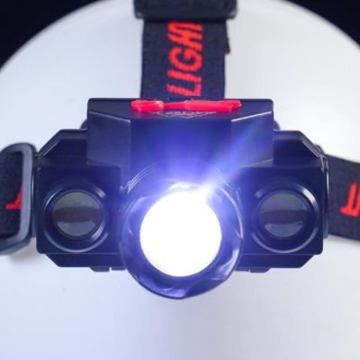 Фонарь налобный аккумуляторный "Мастер К", 5 х 8 см, 3 режима, от USB