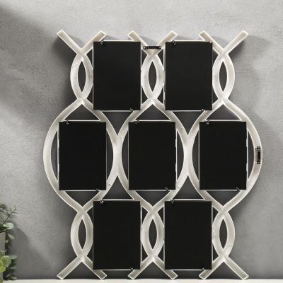 Фоторамка на 7 фото 10х15 см "Косичка" белая